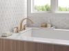 DELTA Lineax Roman Tub Trim — Champagne Bronze