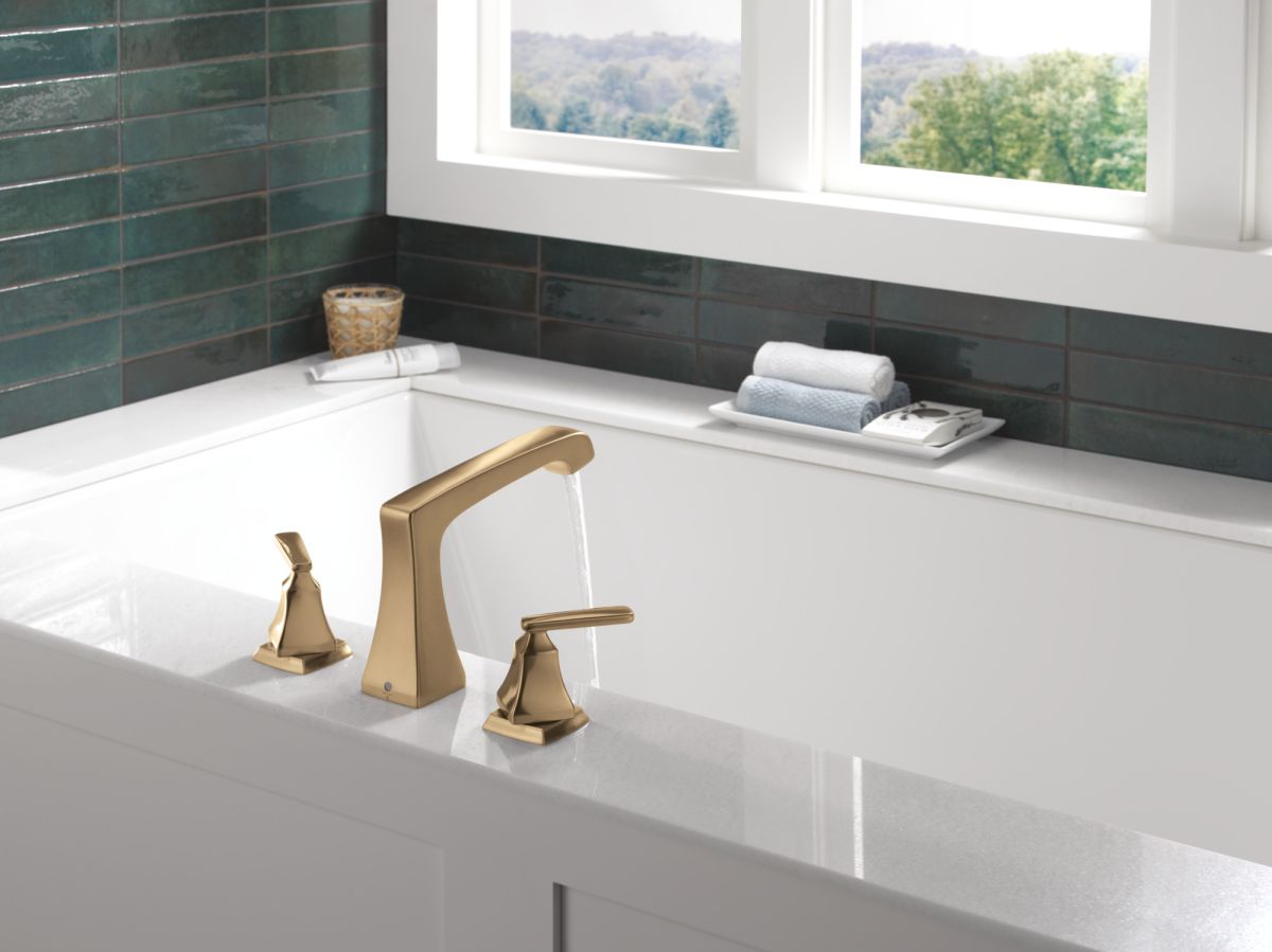 DELTA Ashlyn Roman Tub Trim — Champagne Bronze