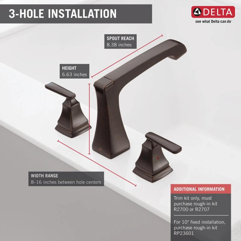 DELTA Ashlyn Roman Tub Trim — Venetian Bronze