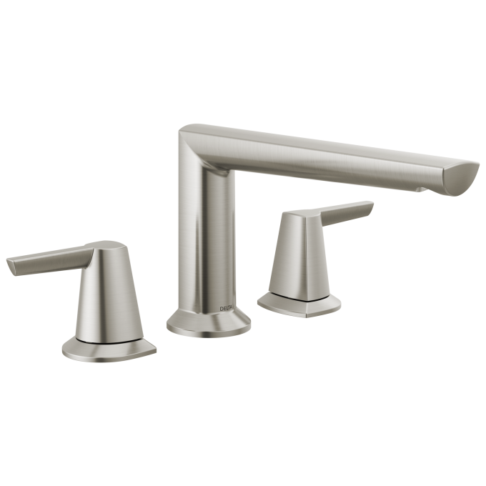 DELTA Galeon 3-Hole Roman Tub Trim — Lumicoat® Stainless