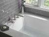 DELTA Galeon 3-Hole Roman Tub Trim — Lumicoat® Stainless