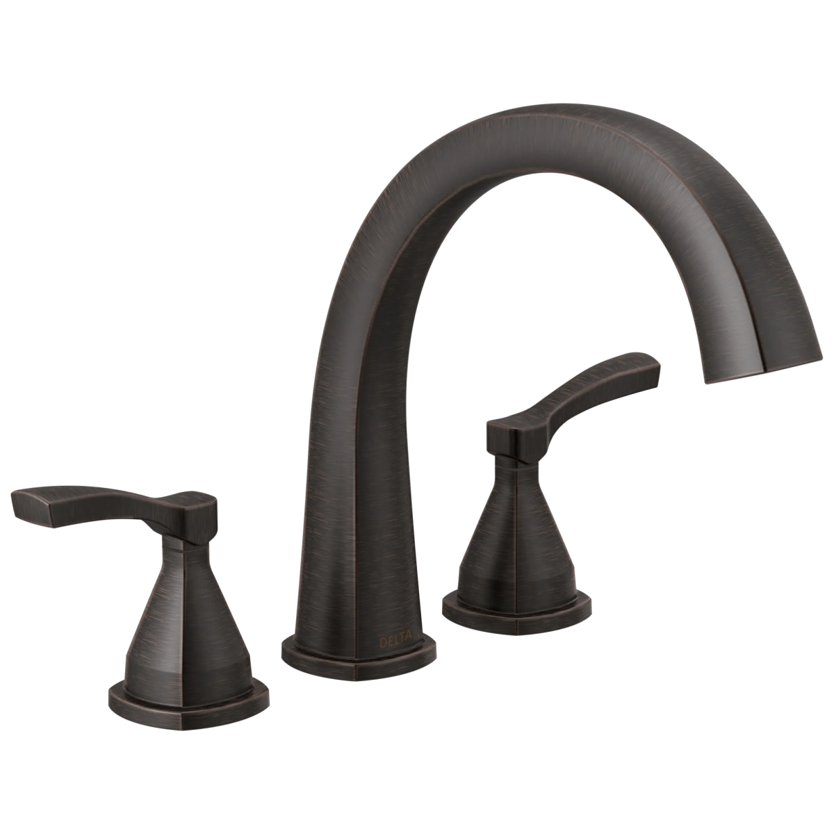 DELTA Stryke Three Hole Roman Tub Trim — Venetian Bronze