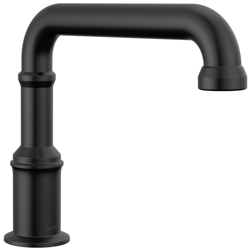 DELTA Broderick Roman Tub Trim - Less Handles — Matte Black