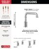 DELTA Broderick Roman Tub Trim - Less Handles — Lumicoat® Chrome