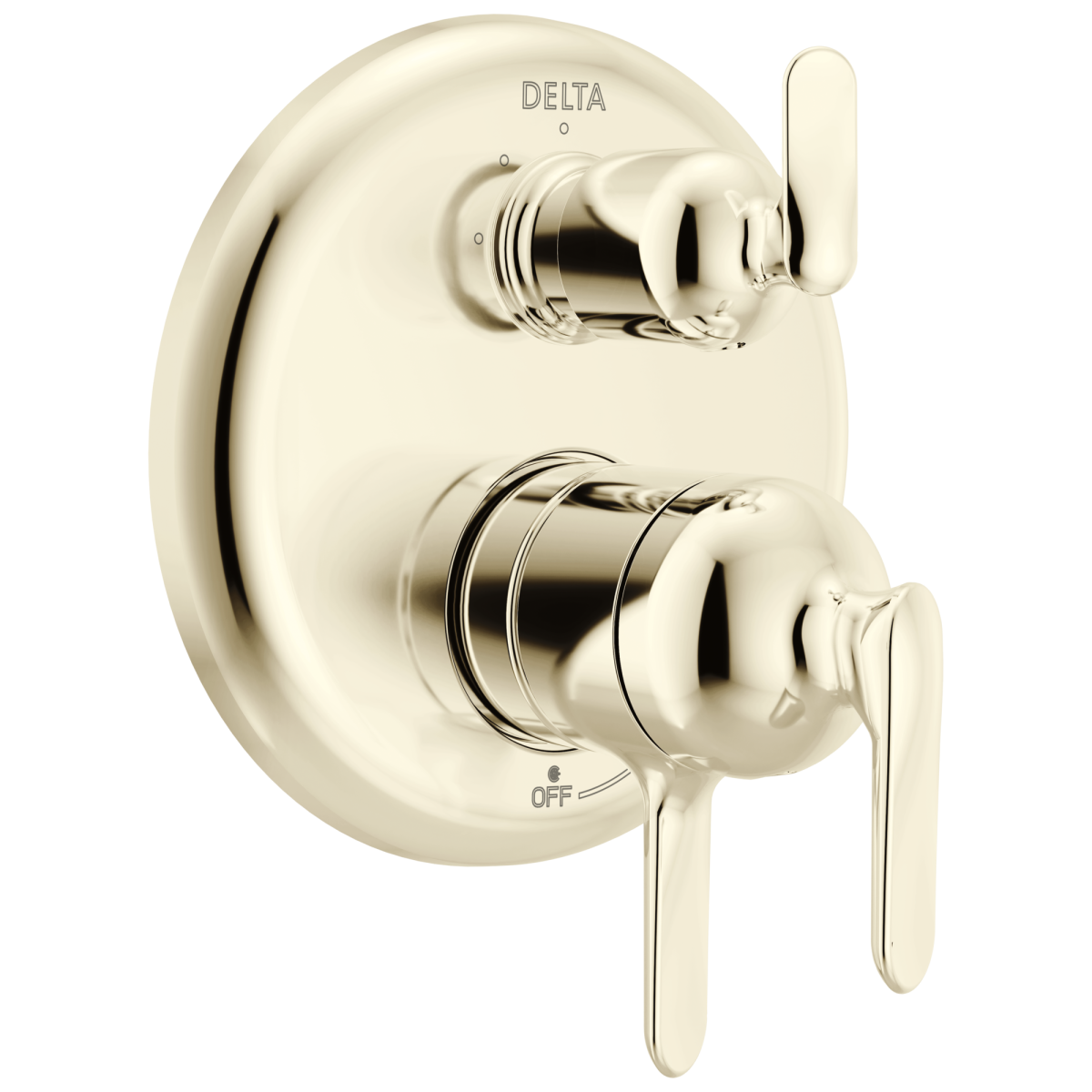 DELTA Bonacci 17 Series 3-Setting Integrated Diverter Trim — Lumicoat® Polished Nickel