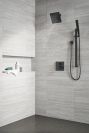 DELTA Universal Showering Components H2OKINETIC Hand Shower 1.75 GPM w/Slide Bar 4S — Matte Black