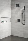 DELTA Universal Showering Components H2OKINETIC Hand Shower 1.75 GPM w/Slide Bar 4S — Matte Black