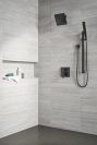 DELTA Universal Showering Components H2OKINETIC Hand Shower 1.75 GPM w/Slide Bar 4S — Matte Black