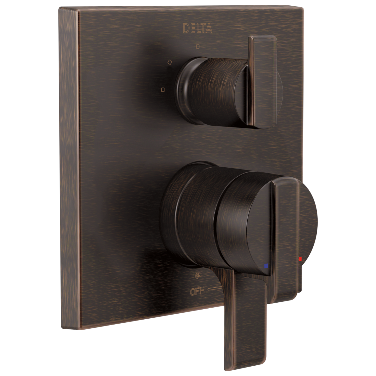 DELTA Ara Angular Modern Monitor 17 Series Valve Trim with 3-Setting Integrated Diverter — Venetian Bronze