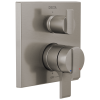 DELTA Ara Angular Modern Monitor 17 Series Valve Trim with 3-Setting Integrated Diverter — Stainless