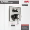 DELTA Ara Angular Modern Monitor 17 Series Valve Trim with 3-Setting Integrated Diverter — Stainless