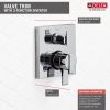 DELTA Ara Angular Modern Monitor 17 Series Valve Trim with 3-Setting Integrated Diverter — Chrome