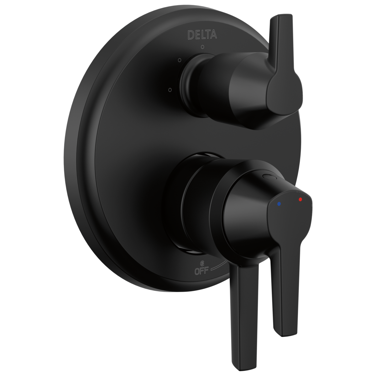 DELTA Galeon 17S Integrated Diverter Trim - 3 Setting — Matte Black