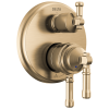 DELTA Broderick 17 Series Integrated Diverter Trim 3-Setting — Lumicoat® Champagne Bronze