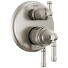 DELTA Broderick 17 Series Integrated Diverter Trim 3-Setting — Lumicoat® Stainless