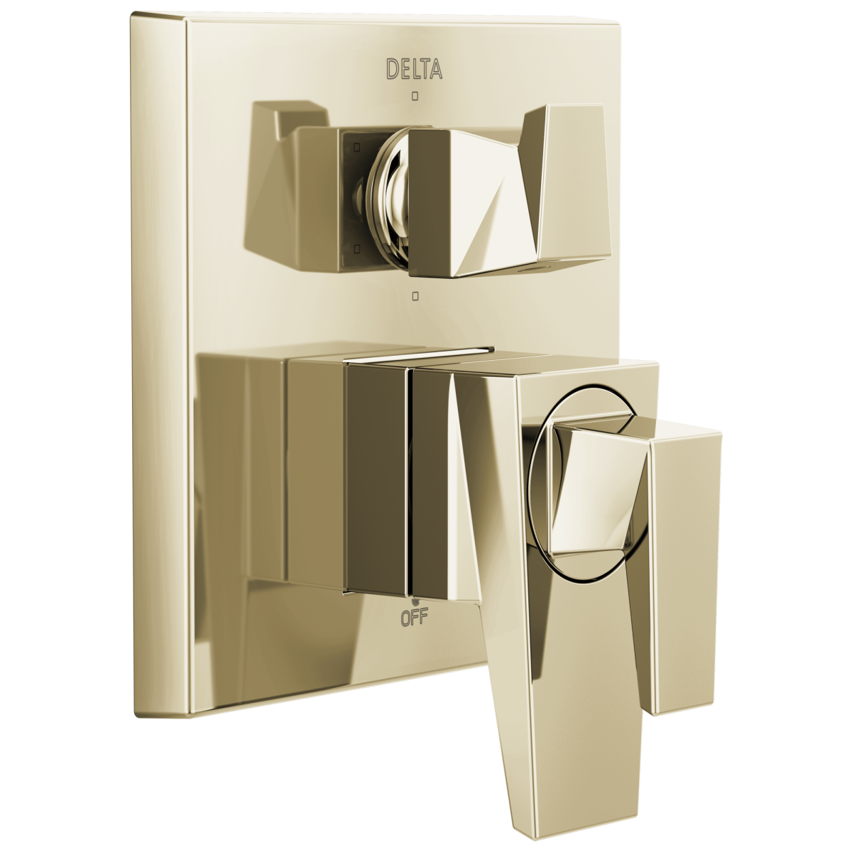 DELTA Trillian Two-Handle Monitor 17 Series Valve Trim with 6-Setting Diverter — Lumicoat® Polished Nickel