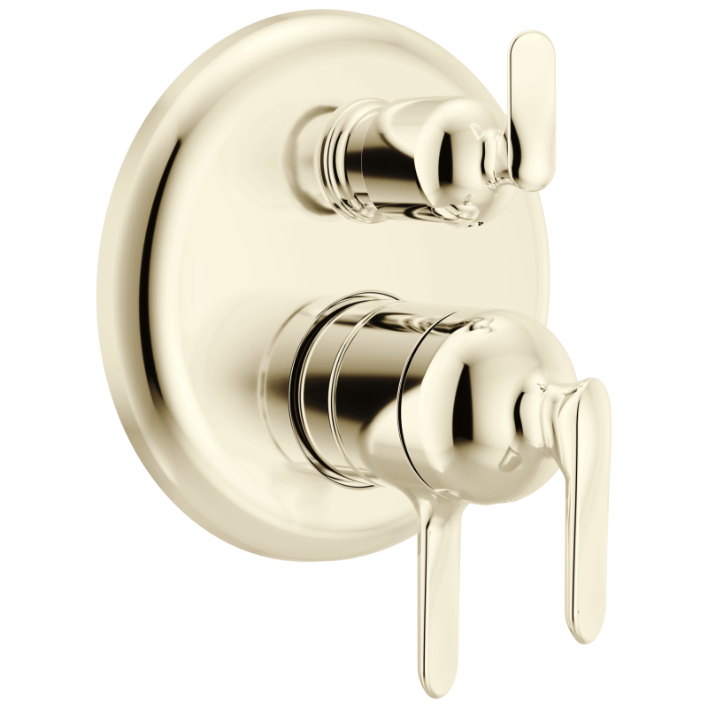 DELTA Bonacci 17 Series 6-Setting Integrated Diverter Trim — Lumicoat® Polished Nickel