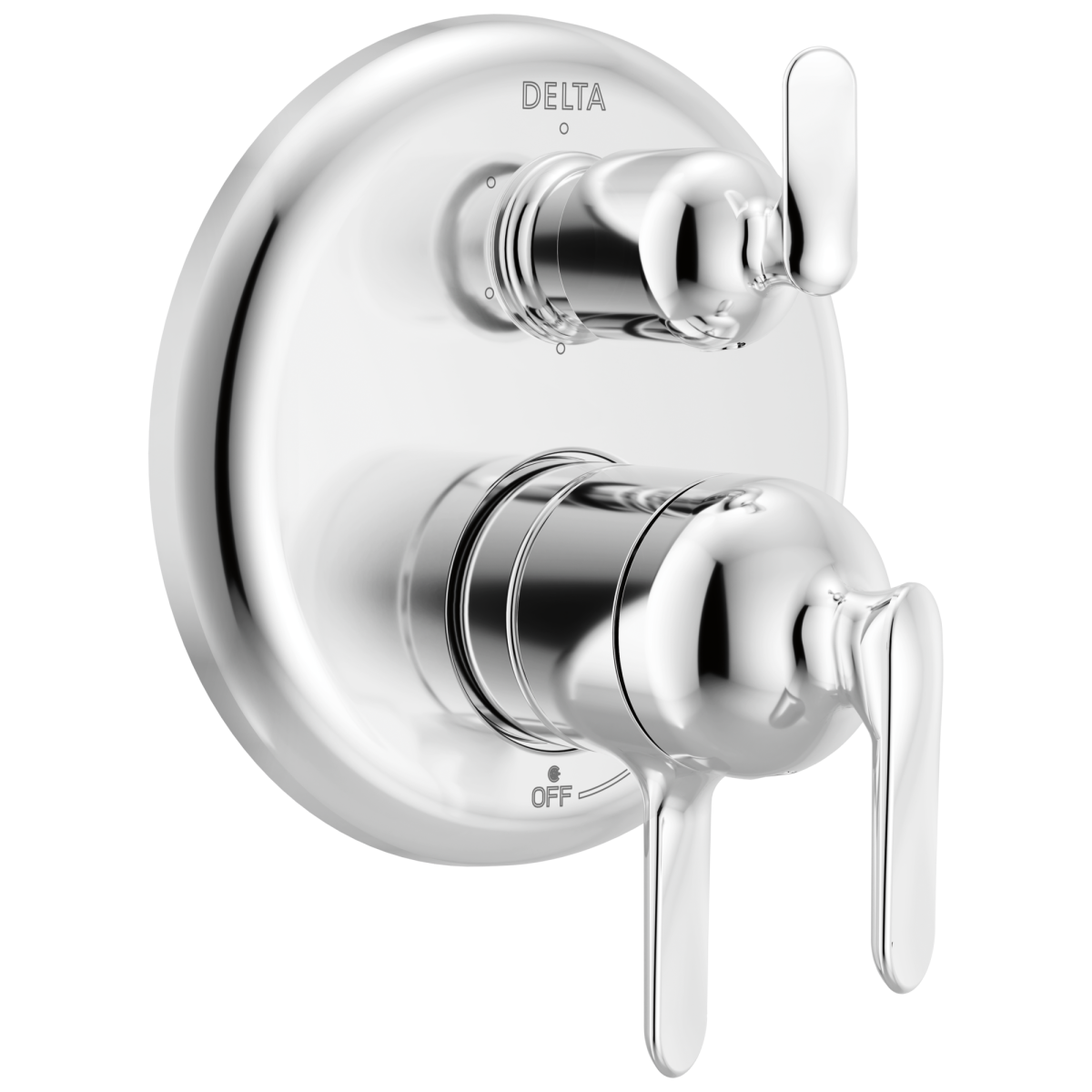 DELTA Bonacci 17 Series 6-Setting Integrated Diverter Trim — Lumicoat® Chrome