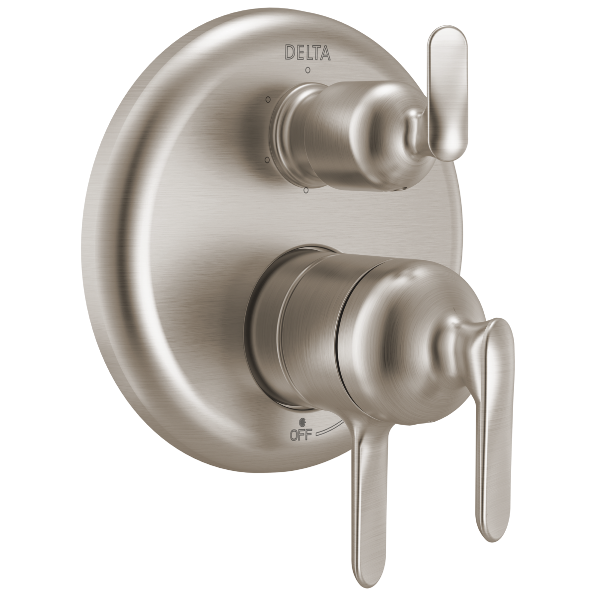 DELTA Bonacci 17 Series 6-Setting Integrated Diverter Trim — Lumicoat® Stainless