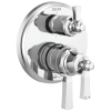 DELTA Dorval Traditional 2-Handle Monitor 17 Series Valve Trim with 6 Setting Diverter — Chrome
