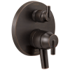 DELTA Trinsic Contemporary Two Handle Monitor 17 Series Valve Trim with 6-Setting Integrated Diverter — Venetian Bronze