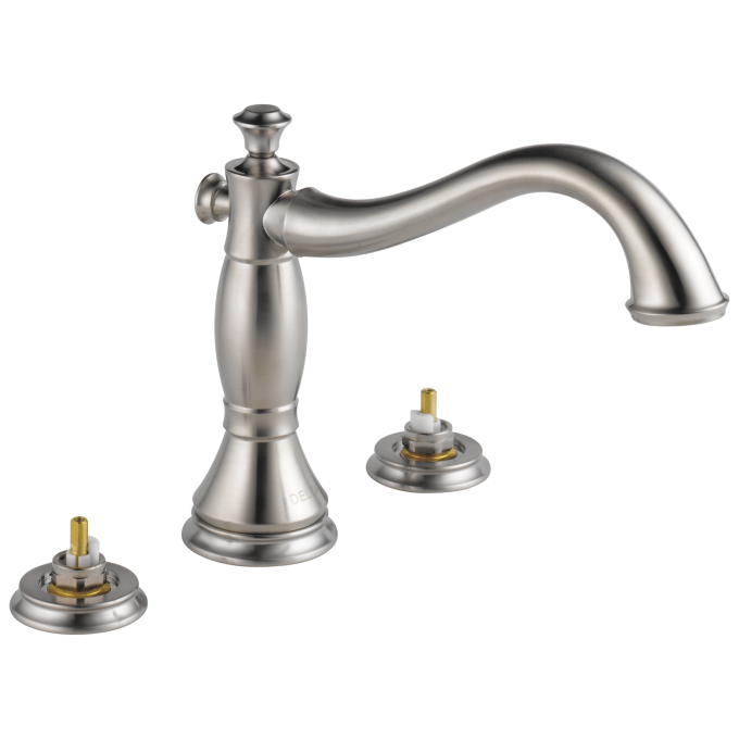 DELTA Cassidy Roman Tub Trim - Less Handles — Stainless