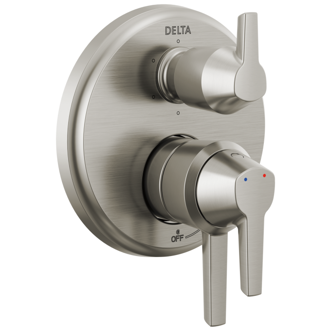 DELTA Galeon 17S Integrated Diverter Trim - 6 Setting — Lumicoat® Stainless