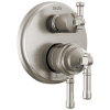 DELTA Broderick 17 Series Integrated Diverter Trim 6-Setting — Lumicoat® Stainless