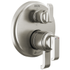 DELTA Tetra 17 Series Integrated Diverter Trim with 6-Setting — Lumicoat® Stainless