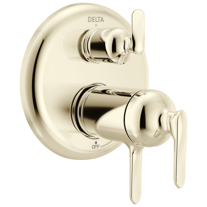 DELTA Bonacci 17T Series 3-Setting Integrated Diverter Trim — Lumicoat® Polished Nickel
