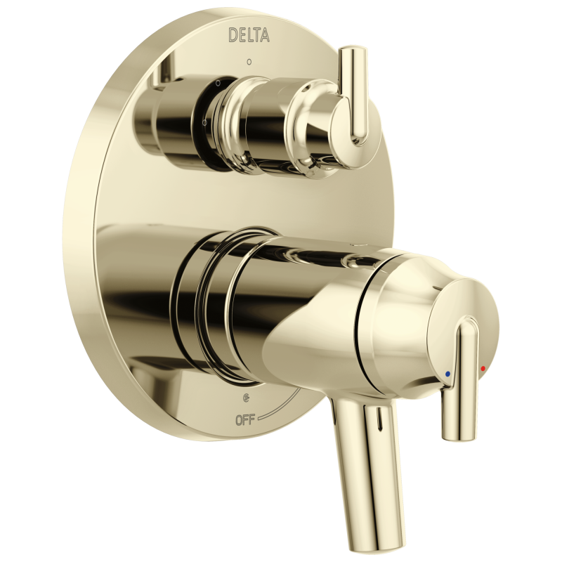 DELTA Trinsic Diverter Trim 3-Setting — Polished Nickel