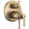 DELTA Broderick 17T Series Integrated Diverter Trim 3-Setting — Lumicoat® Champagne Bronze