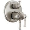 DELTA Broderick 17T Series Integrated Diverter Trim 3-Setting — Lumicoat® Stainless