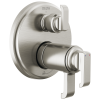DELTA Tetra TempAssure 17T Series Integrated Diverter Trim with 3-Setting — Lumicoat® Stainless
