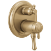 DELTA Cassidy Traditional TempAssure 17T Series Valve Trim with 3-Setting Integrated Diverter — Champagne Bronze