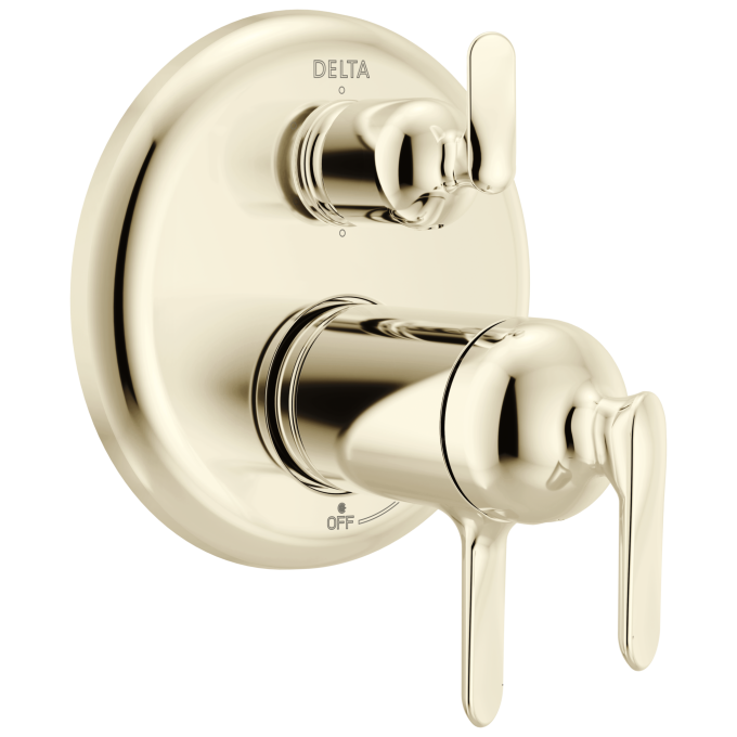 DELTA Bonacci 17T Series 6-Setting Integrated Diverter Trim — Lumicoat® Polished Nickel