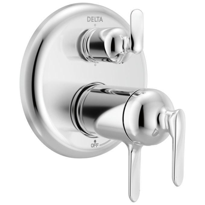 DELTA Bonacci 17T Series 6-Setting Integrated Diverter Trim — Lumicoat® Chrome