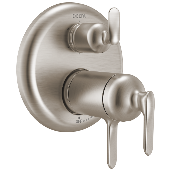 DELTA Bonacci 17T Series 6-Setting Integrated Diverter Trim — Lumicoat® Stainless