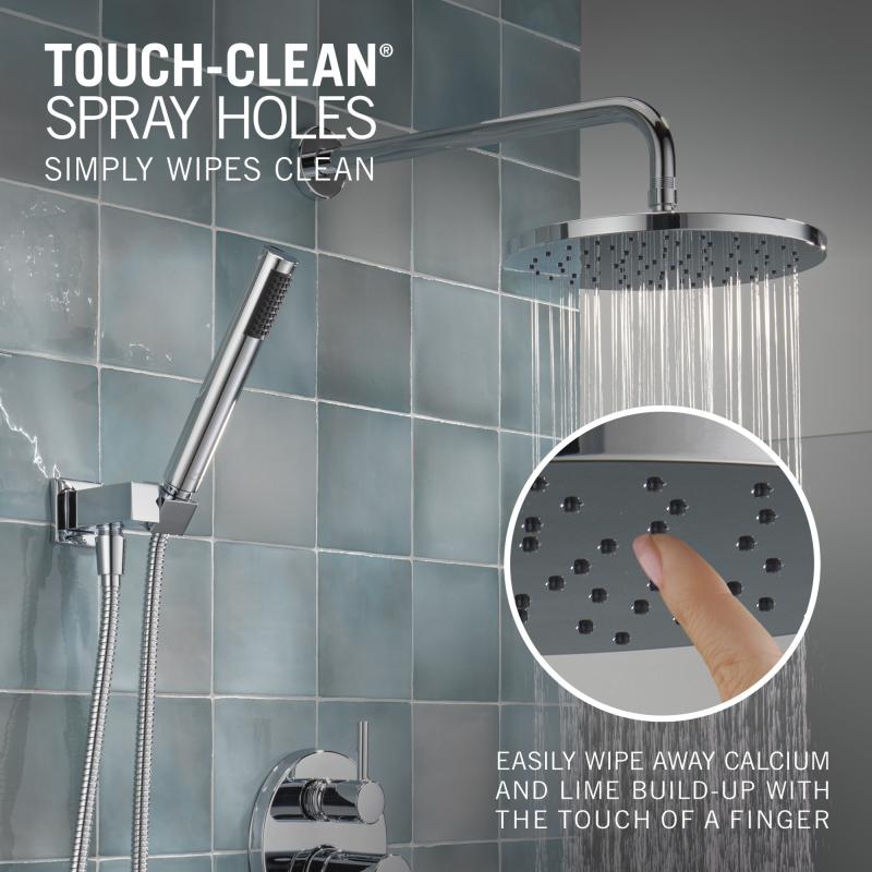 DELTA Modern Monitor 14 Series Shower with Raincan & Hand Shower — Chrome