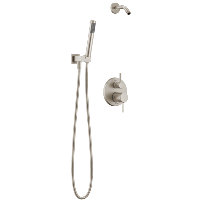 DELTA Modern 14S Shower Trim & Hand Shower - Less Head — Spotshield Brushed Nickel