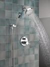 DELTA Modern 14S Shower Trim w Fixed Head & Hand Shower — Chrome
