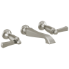 DELTA Dorval Two Handle Wall Mount Bathroom Faucet Trim Only — Stainless