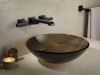 DELTA Ara Two Handle Wall Mount Bathroom Faucet Trim — Matte Black