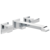 DELTA Ara Two Handle Wall Mount Bathroom Faucet Trim — Chrome