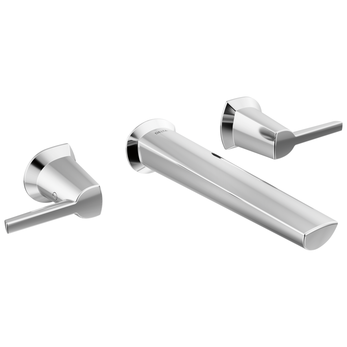 DELTA Galeon Two Handle Wall Mount Bathroom Faucet — Lumicoat® Chrome