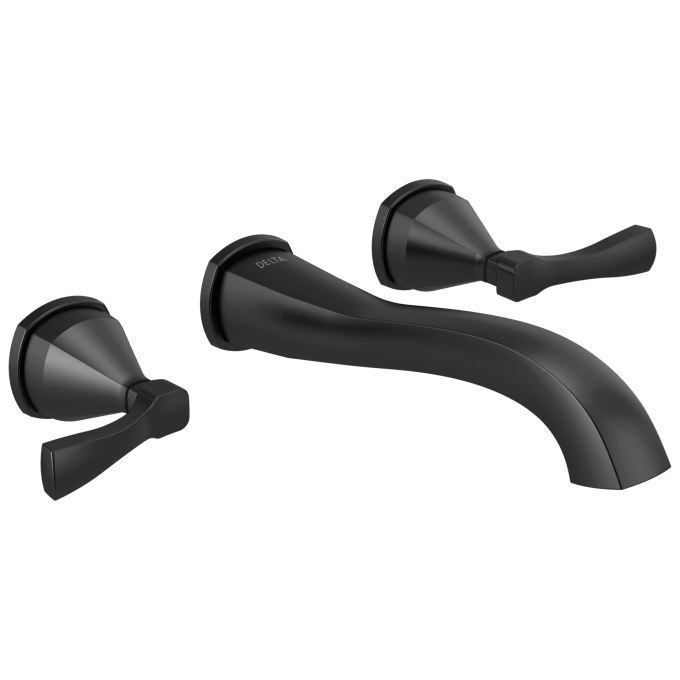 DELTA Stryke Wall Mounted Lav — Matte Black