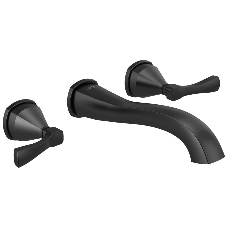 DELTA Stryke Wall Mounted Lav — Matte Black