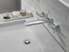 DELTA Pivotal Two Handle Wall Mount Bathroom Faucet Trim — Lumicoat® Chrome