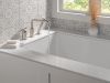 DELTA Broderick 3-Hole Roman Tub w/Hand Shower - Handle Kit-Cross — Lumicoat® Stainless