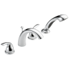 DELTA Classic Roman Tub with Hand Shower Trim — Chrome